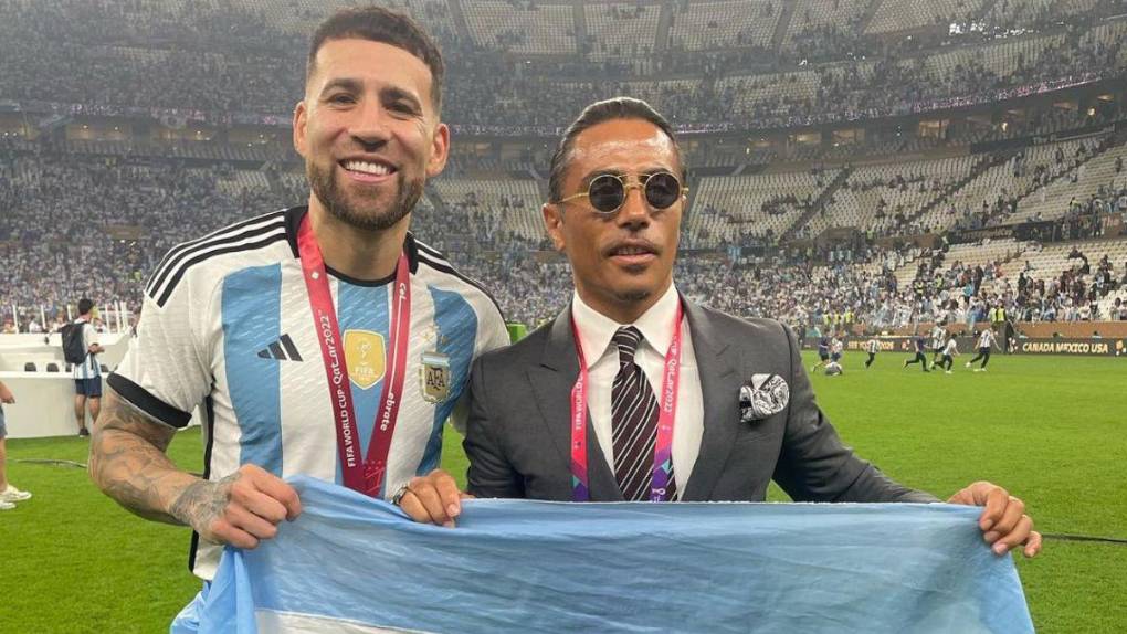 FIFA investiga a chef Salt Bae por colarse en la celebración de Argentina