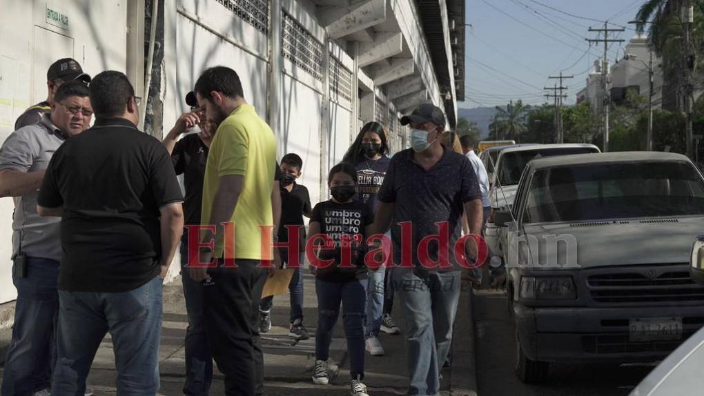Ambiente previo al duelo Real España vs Marathón en SPS