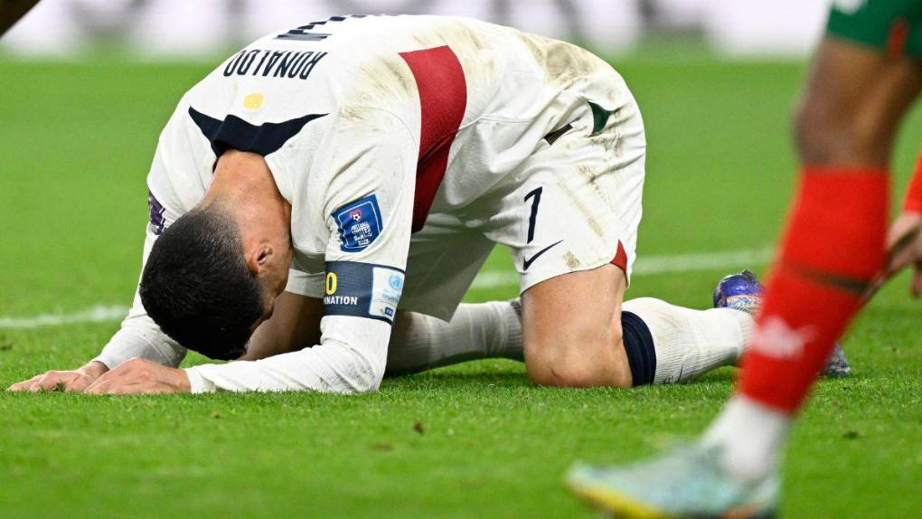 Dolor, decepción e impotencia: el rostro de Ronaldo tras eliminación de Portugal del Mundial de Qatar