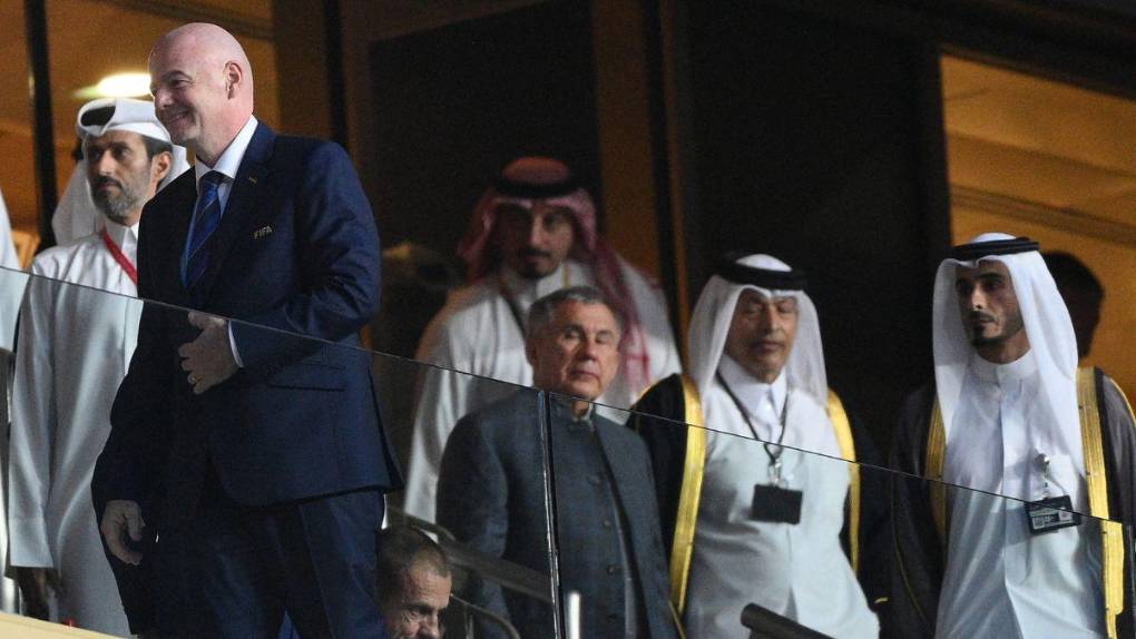 Invitados de lujo: las grandes figuras presentes en la final del Mundial de Qatar 2022