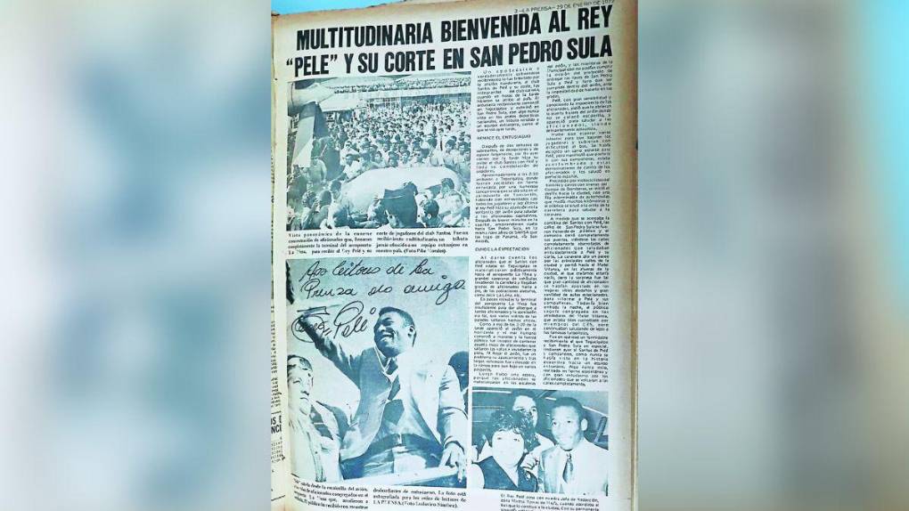 ¡Inolvidable jornada! Así fue el día en que Pelé visitó Honduras