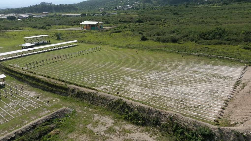 Así luce los nuevos polígonos de tiro y pista de atletismo de la Policía Militar