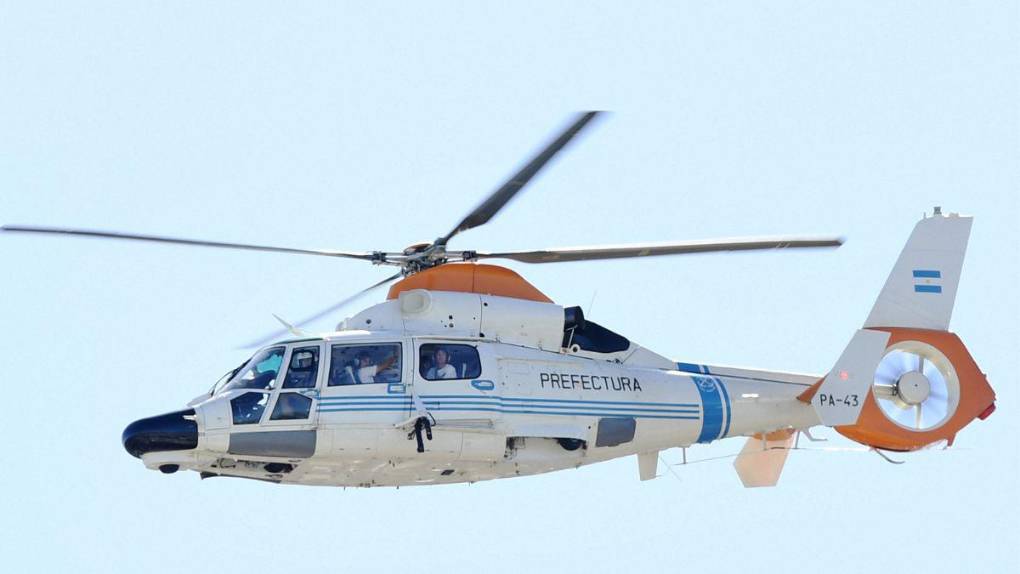 ¡En helicóptero! Así terminaron los festejos de la selección argentina