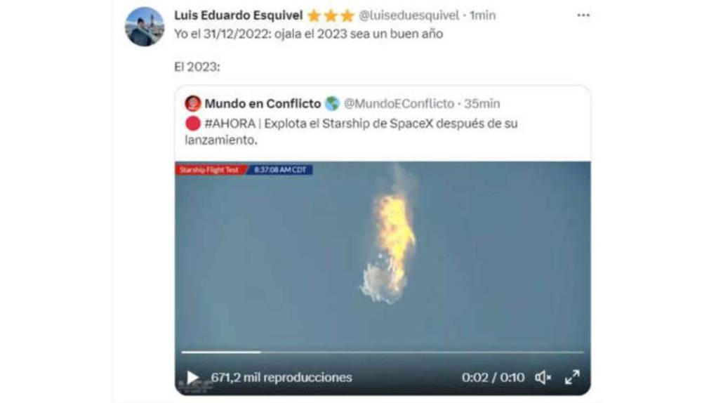 Los divertidos memes de la explosión del cohete Starship de Elon Musk