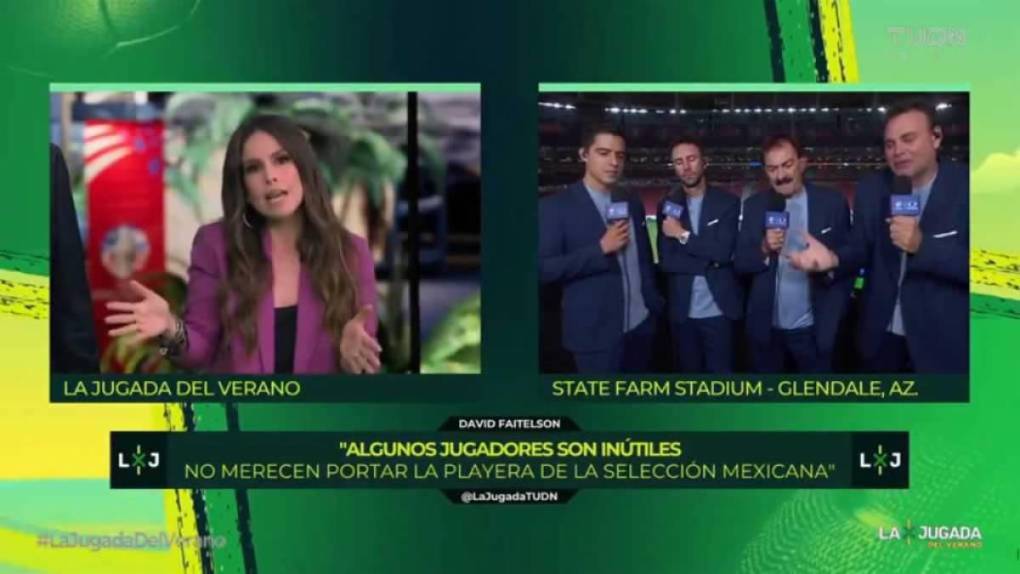 David Faitelson se pelea con compañera de TUDN por la Selección de México: “Son inútiles”