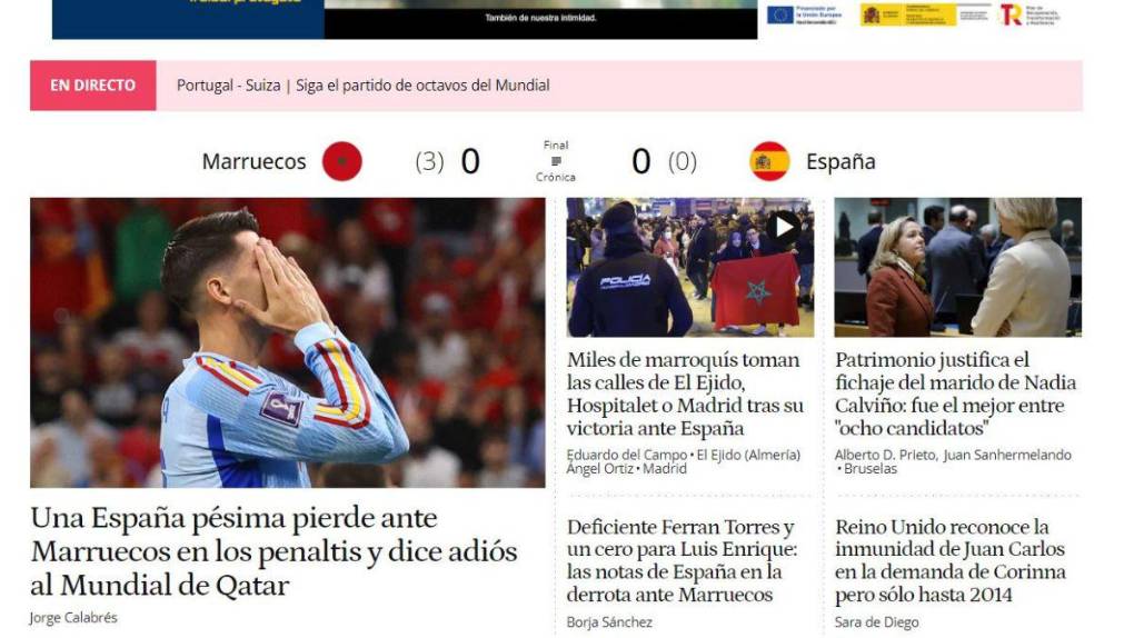 Decepción: prensa española critica fuertemente a Luis Enrique tras eliminación de La Roja