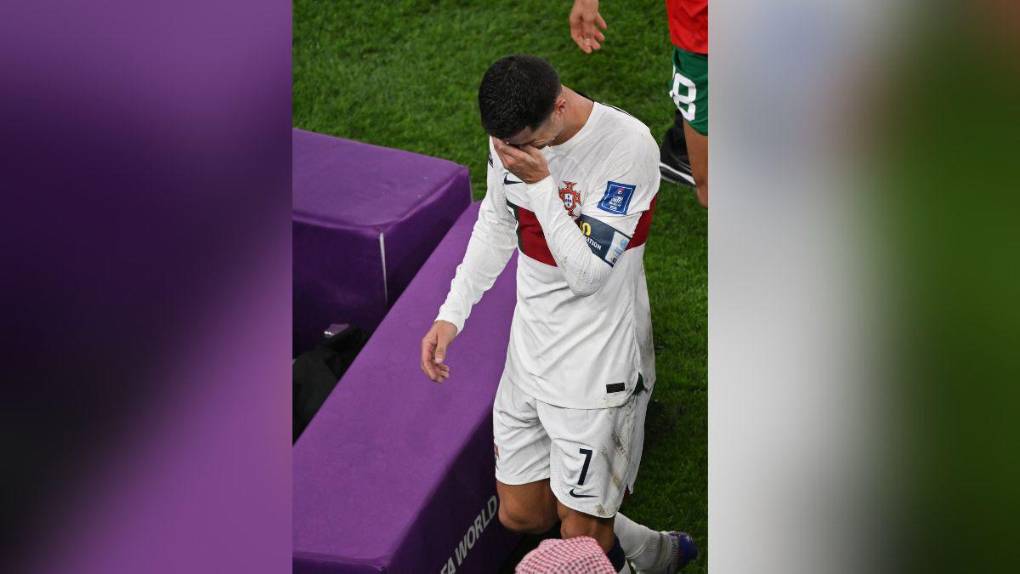 Dolor, decepción e impotencia: el rostro de Ronaldo tras eliminación de Portugal del Mundial de Qatar