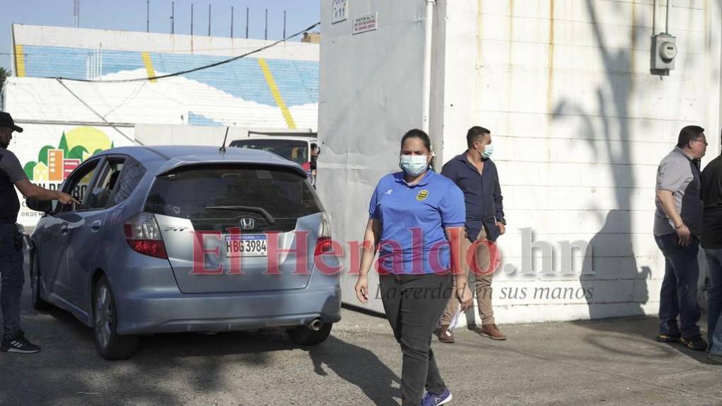 Ambiente previo al duelo Real España vs Marathón en SPS