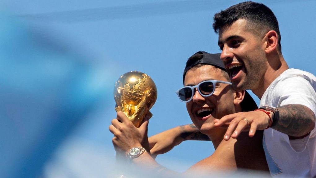 ¡En helicóptero! Así terminaron los festejos de la selección argentina