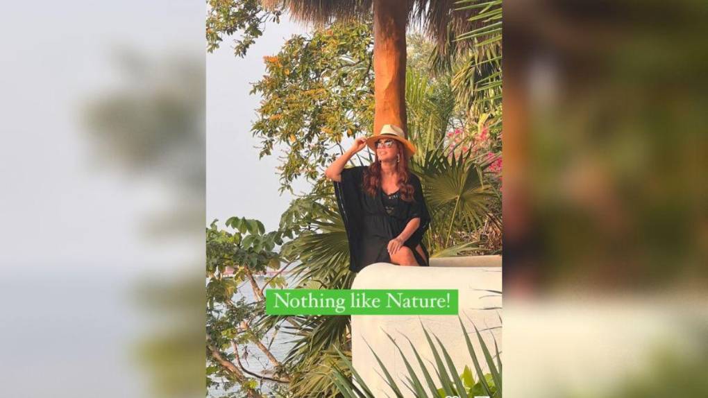 María Celeste Arrarás presume sus vacaciones en Roatán, Honduras