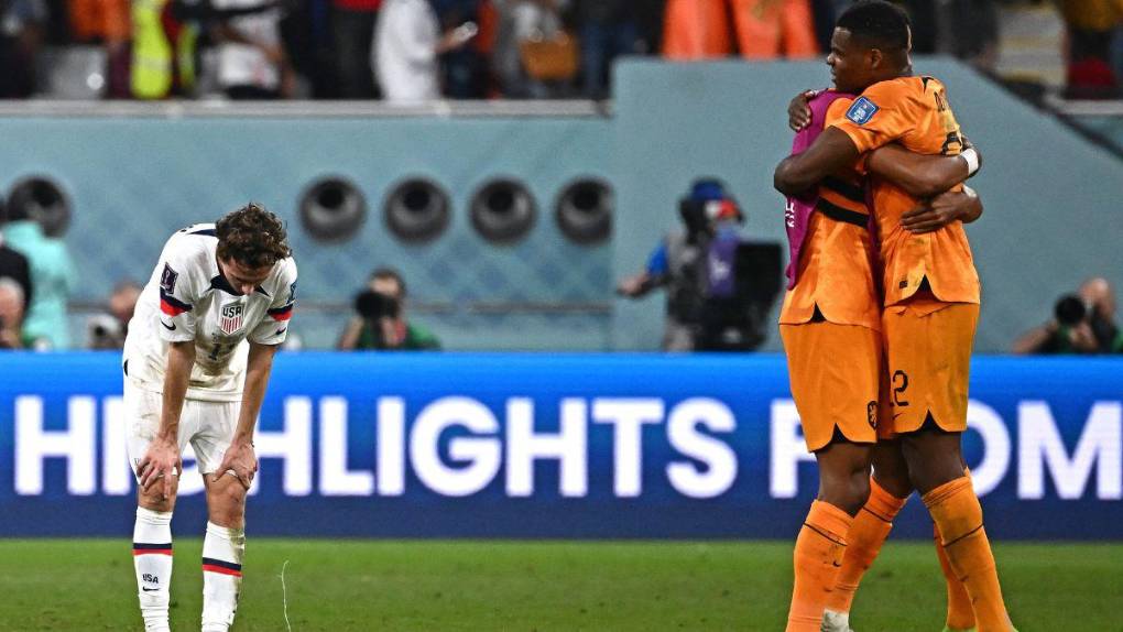 Rostros de decepción y tristeza: así se vivió la eliminación de EEUU ante Países Bajos