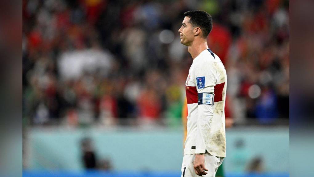 Dolor, decepción e impotencia: el rostro de Ronaldo tras eliminación de Portugal del Mundial de Qatar