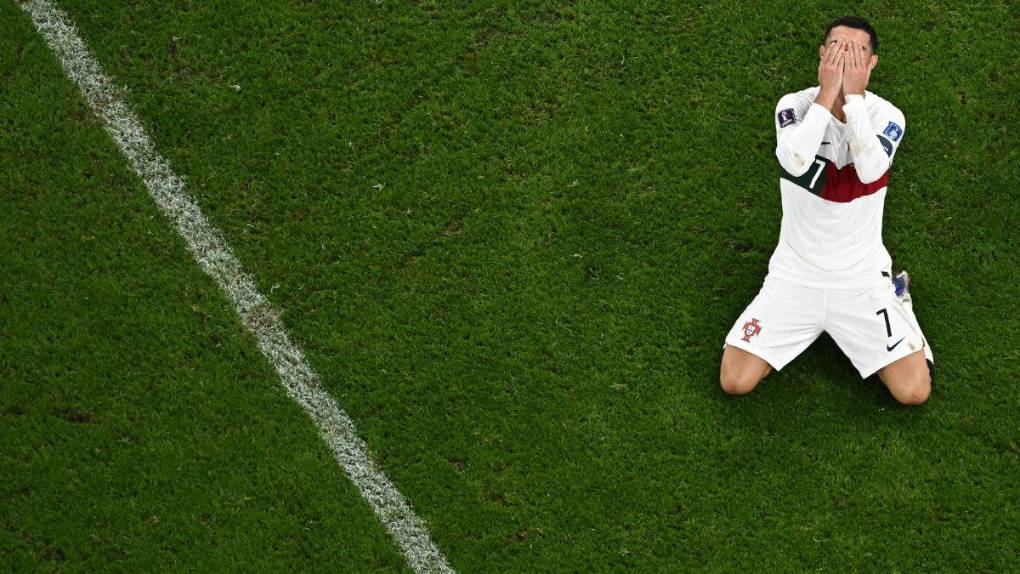 Dolor, decepción e impotencia: el rostro de Ronaldo tras eliminación de Portugal del Mundial de Qatar