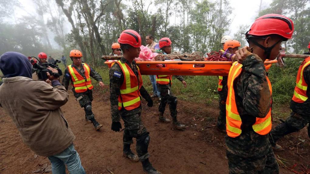 El accidente de Hilda, hermana de Juan Orlando Hernández, en imágenes
