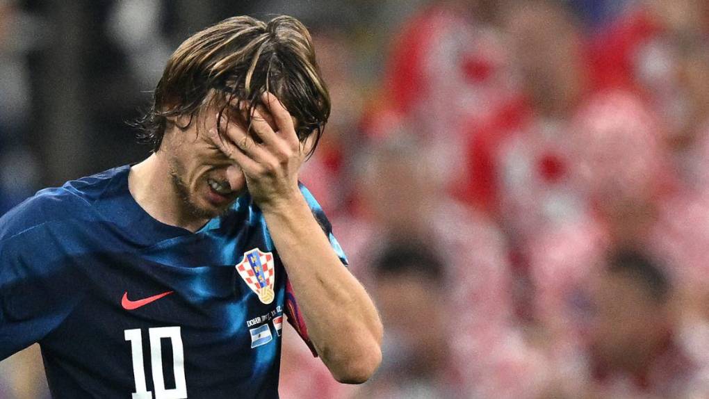 Amargo adiós: las lágrimas de Modric tras caer eliminado ante Argentina