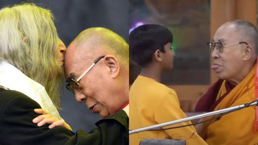 Las polémicas detrás del Dalai Lama: de besar a un niño a solicitar una sucesora “atractiva”