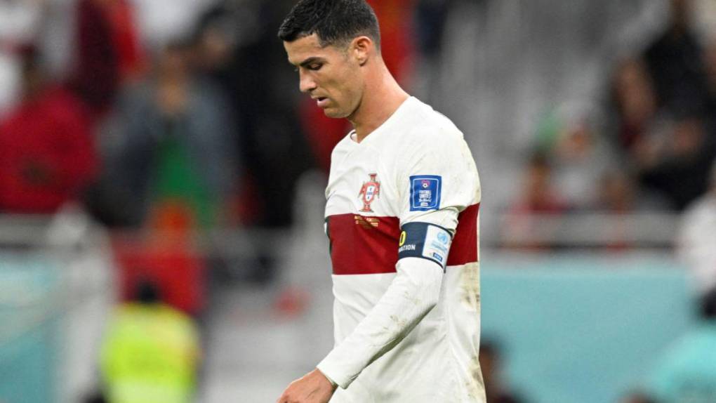 Dolor, decepción e impotencia: el rostro de Ronaldo tras eliminación de Portugal del Mundial de Qatar