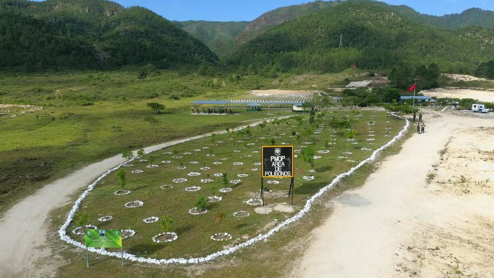 Así luce los nuevos polígonos de tiro y pista de atletismo de la Policía Militar