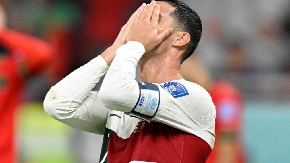 Dolor, decepción e impotencia: el rostro de Ronaldo tras eliminación de Portugal del Mundial de Qatar