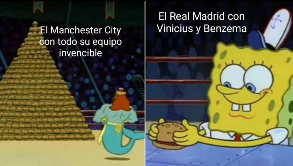 Los divertidos memes que dejó el partidazo entre Manchester City y Real Madrid