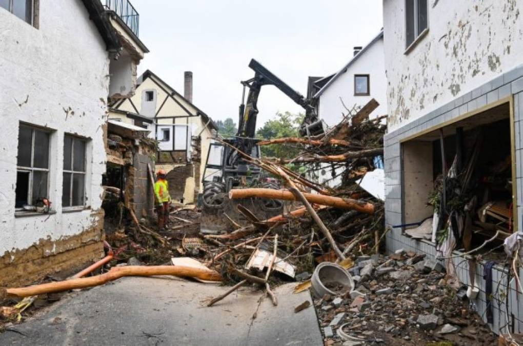 Impactantes imágenes de las catastróficas inundaciones en Alemania