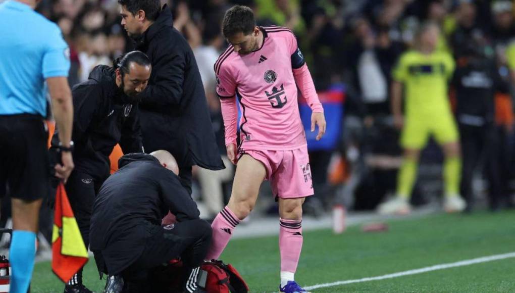 Messi y su enojo con jugador panameño en juego de Inter Miami ante Nashville