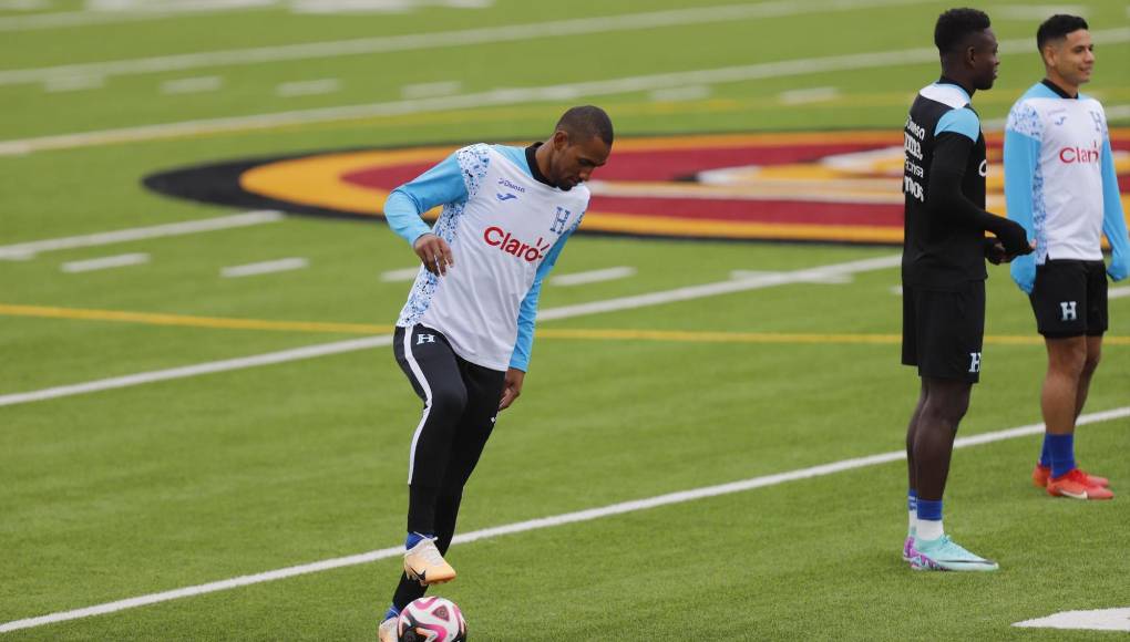 El 11 titular que ha usado Honduras en entrenos previo a juego ante Costa Rica