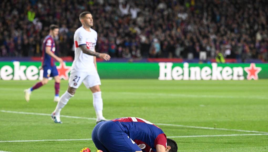 La tristeza de jugadores de Barcelona al quedar eliminados de Champions ante PSG