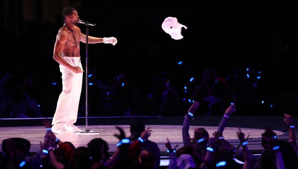 Con grandes invitados, así fue el Halftime Show de Usher en el Super Bowl