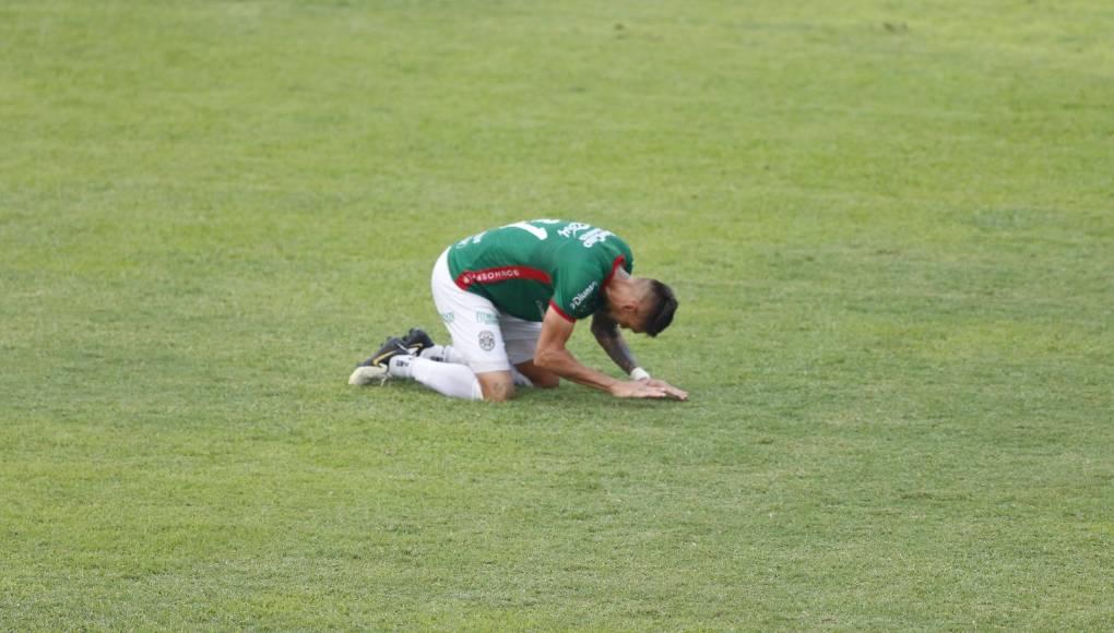 Así festejó Marathón clasificación a semifinales y liderato de las vueltas