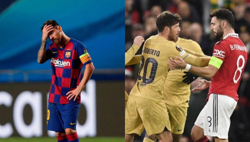 Dolorosas remontadas y humillaciones: los fracasos europeos del Barcelona