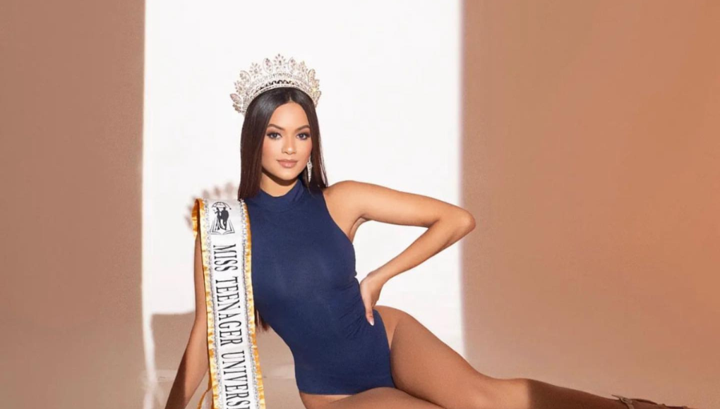 Así es Camila Davadi, la bella hondureña ganadora del Miss Teenager Universe 2024