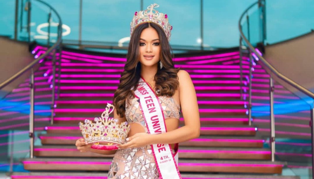 Así es Camila Davadi, la bella hondureña ganadora del Miss Teenager Universe 2024