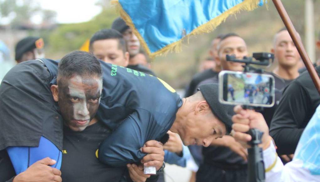 El cansancio y sudor de Shin Fujiyama, a pocos kilómetros de Tegucigalpa