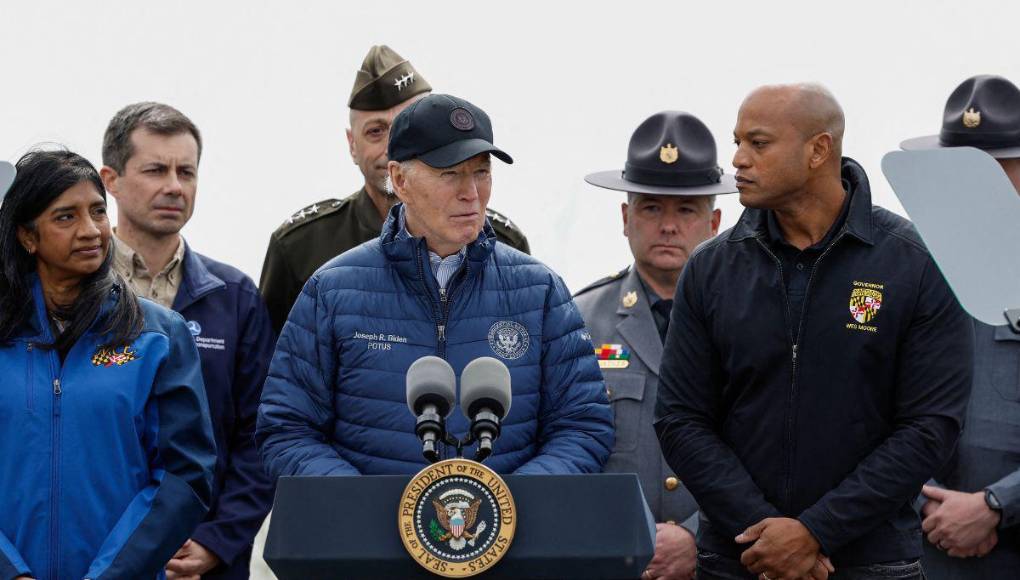 La dura pérdida personal que recordó Biden desde el puente colapsado de Baltimore
