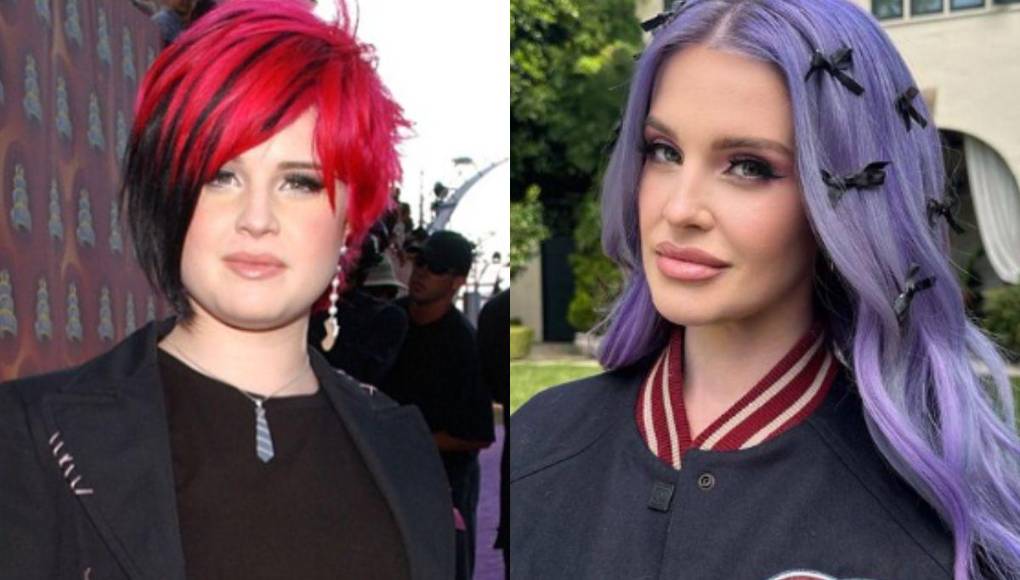 Antes y después: el radical cambio físico de Kelly Osbourne