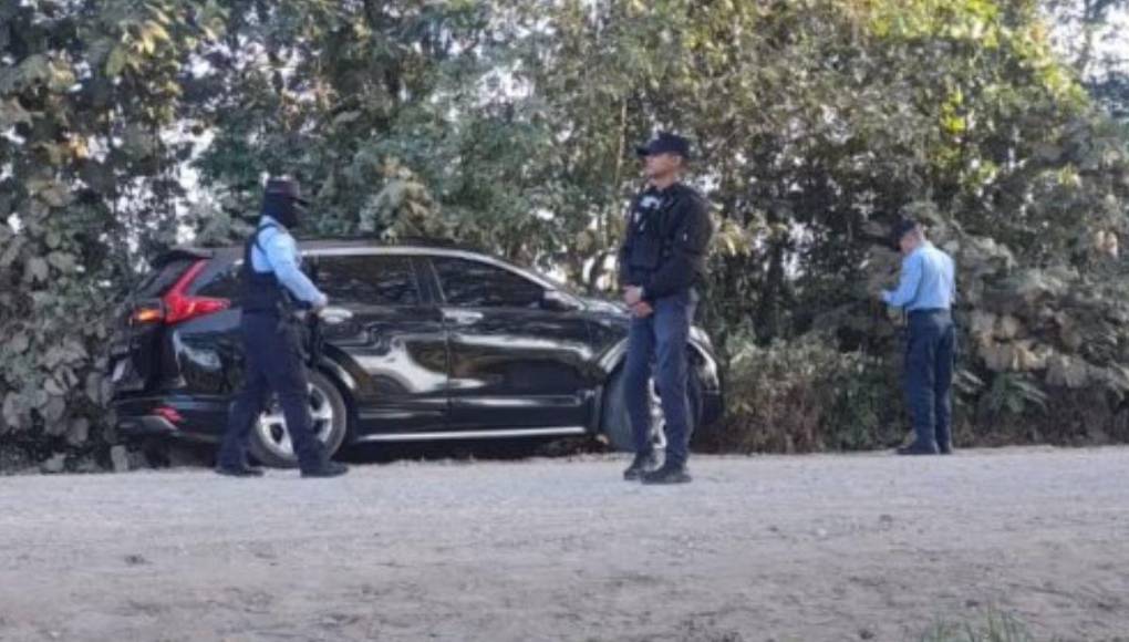 El dantesco hallazgo de un cadáver en la cajuela de un carro en Olanchito