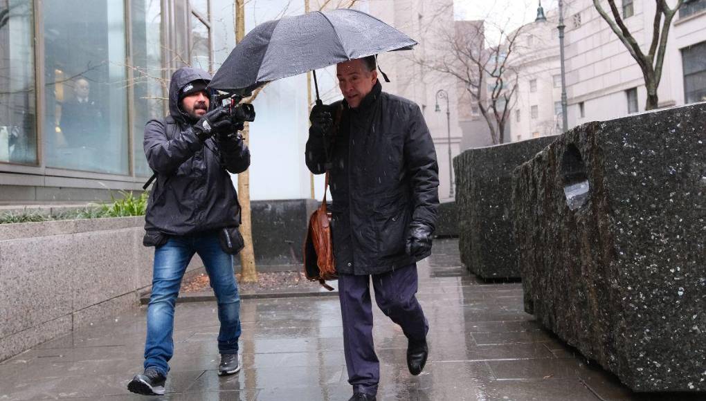 Así ingresaron los testigos de la defensa de JOH a la Corte de Nueva York