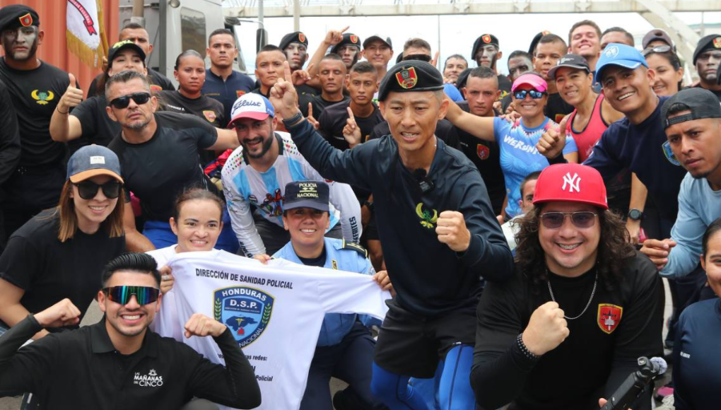 Presentadores hondureños se suman a Shin Fujiyama en el penúltimo día de la carrera