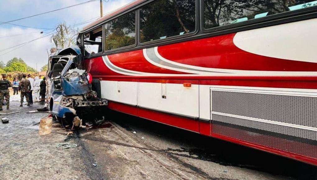 Rostros de las víctimas mortales del accidente en San Juan de Opoa, Copán