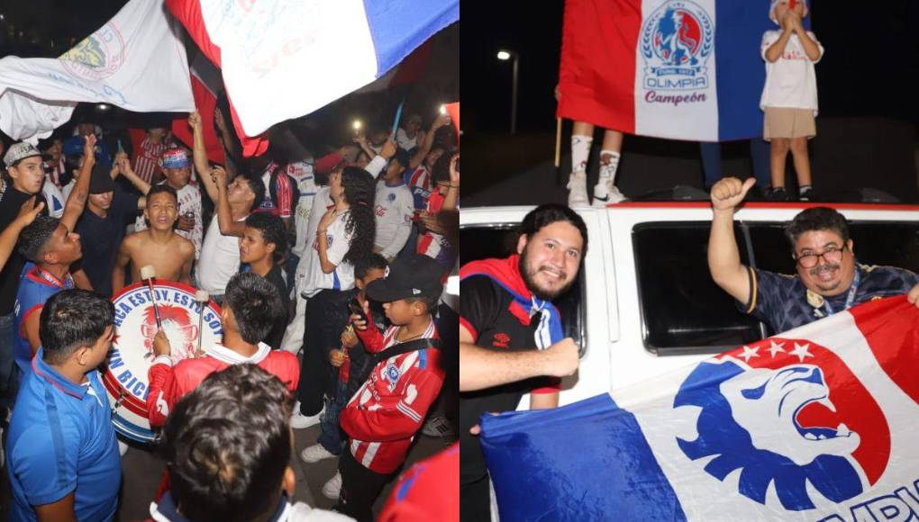 De azul, rojo y blanco se pintan las calles tras eufórica celebración olimpista en la capital