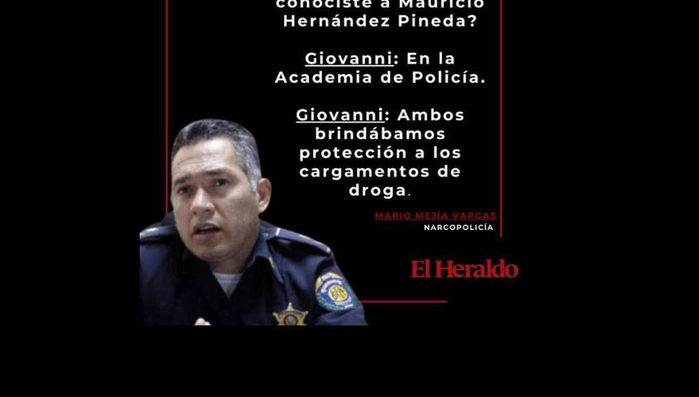 Expolicía en juicio de Juan Orlando Hernández: “vi fajos de billetes como hasta la cintura”