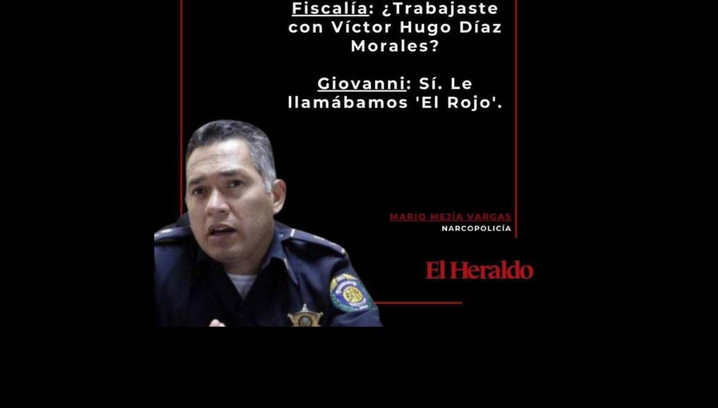 Expolicía en juicio de Juan Orlando Hernández: “vi fajos de billetes como hasta la cintura”