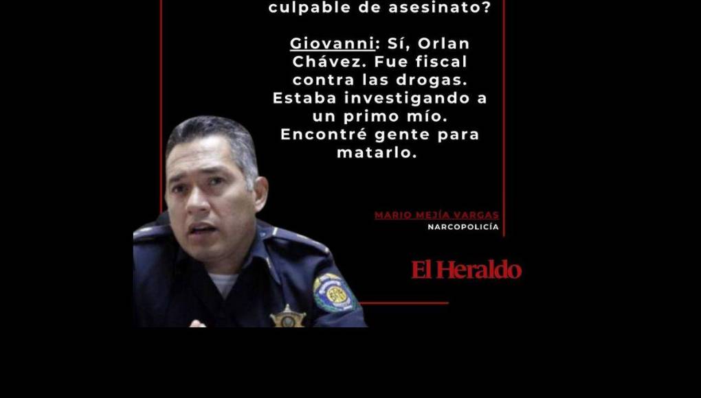 Expolicía en juicio de Juan Orlando Hernández: “vi fajos de billetes como hasta la cintura”