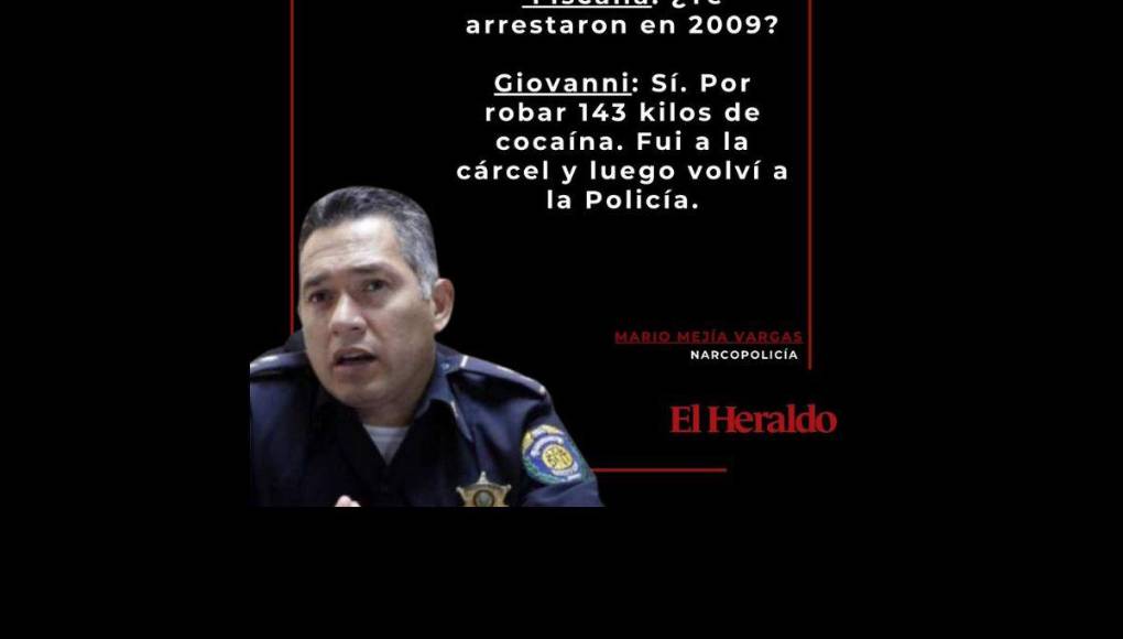 Expolicía en juicio de Juan Orlando Hernández: “vi fajos de billetes como hasta la cintura”