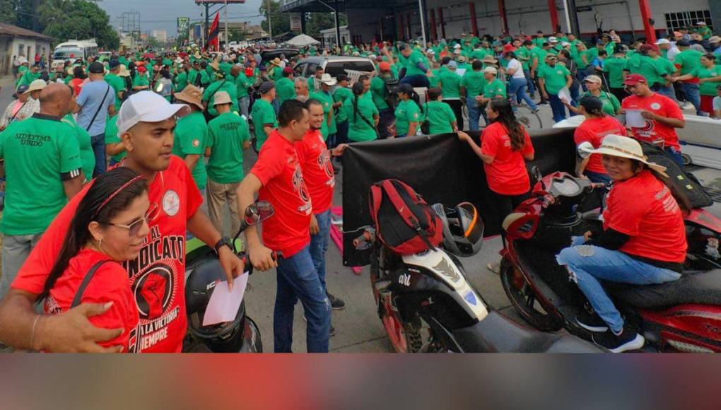 Así se conmemoró el Día del Trabajador en diferentes partes de Honduras