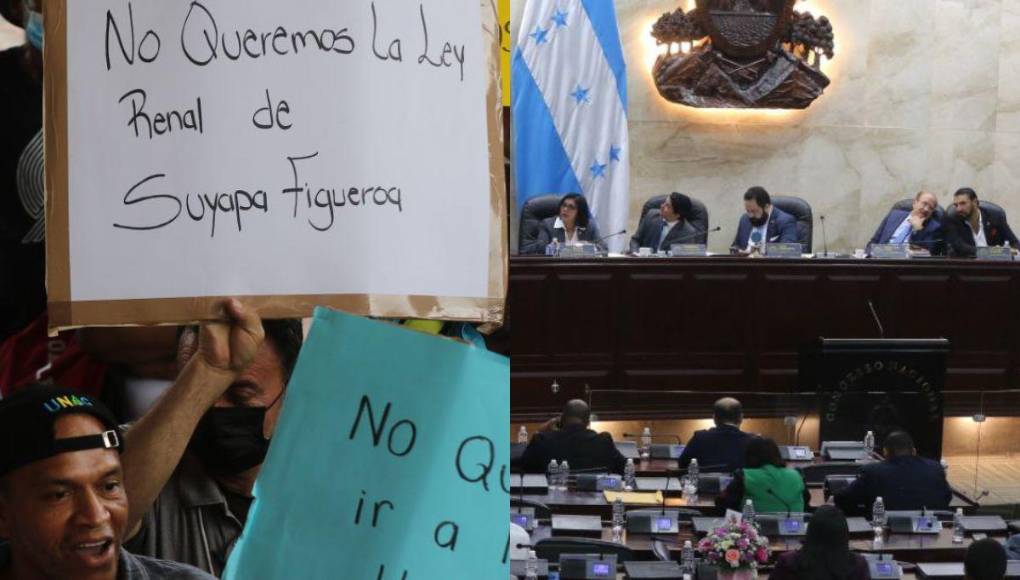 Ambiente del CN: Protesta de pacientes renales y expectativa por renuncia de Nasralla