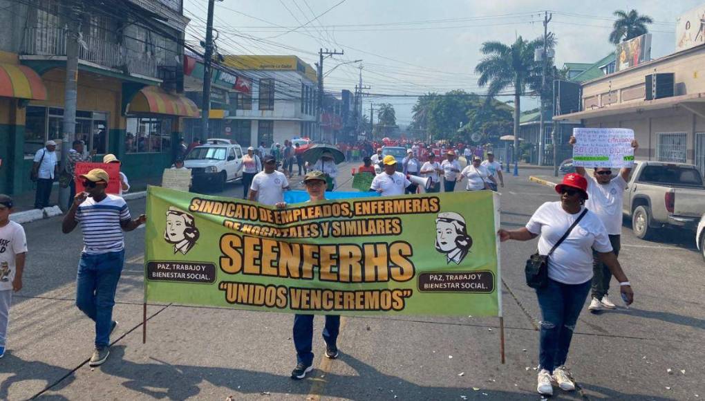 Así se conmemoró el Día del Trabajador en diferentes partes de Honduras