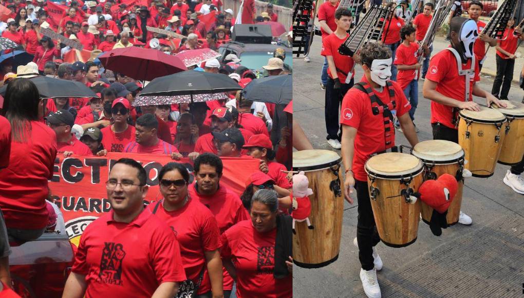 Así se conmemoró el Día del Trabajador en diferentes partes de Honduras