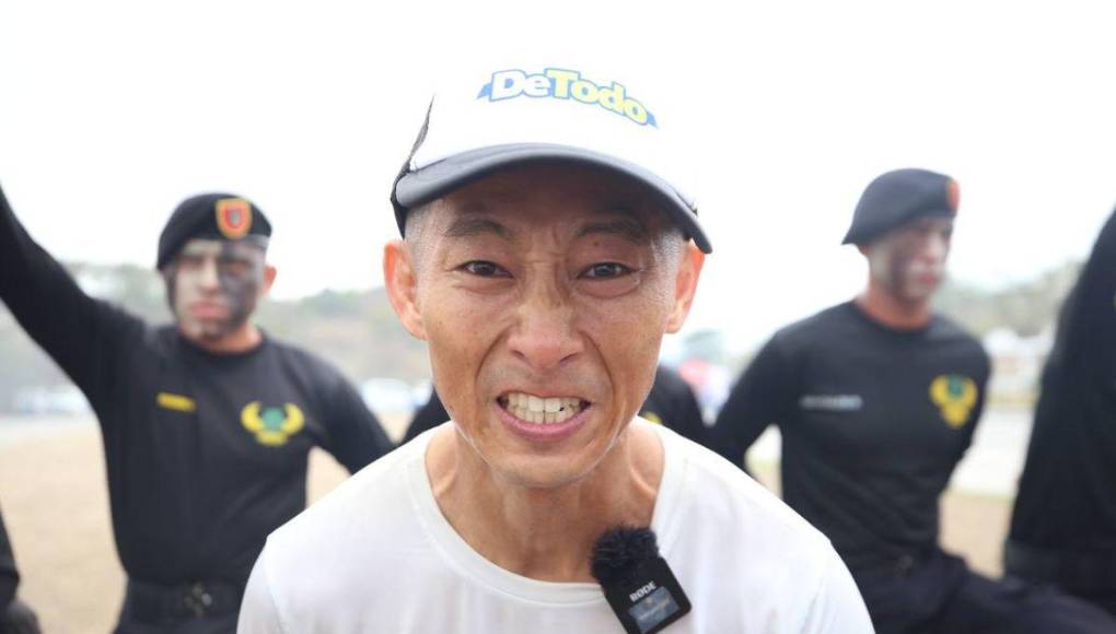 El cansancio y sudor de Shin Fujiyama, a pocos kilómetros de Tegucigalpa